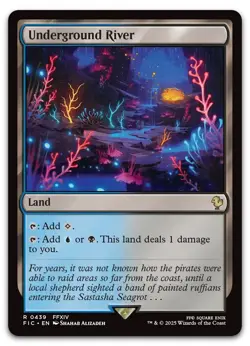 Underground River #439 (NM) Final Fantasy FIC Magic MTG - Image 1