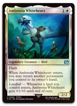 Ambrosia Whiteheart #6 (Foil) (NM) Final Fantasy FIN Magic MTG - Image 1