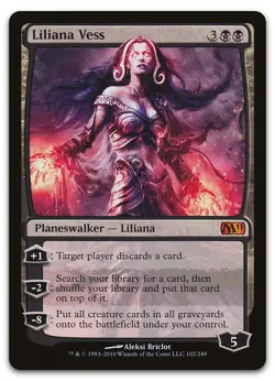 Liliana Vess #102 (NM) Magic 2011 M11 Magic MTG - Image 1