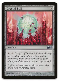 Crystal Ball #203 (LP) Magic 2011 M11 Magic MTG - Image 1