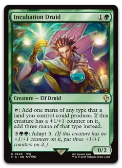 Incubation Druid #309 (NM) Final Fantasy FIC Magic MTG - Image 1