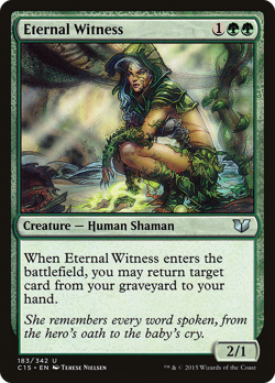 Eternal Witness #183 (MP) Commander 2015 C15 Magic MTG - Image 1