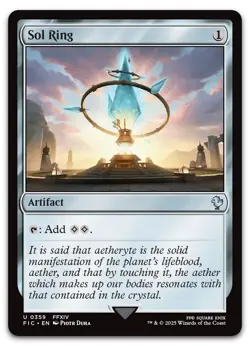 Sol Ring (0359) #359 (NM) Final Fantasy FIC Magic MTG - Image 1