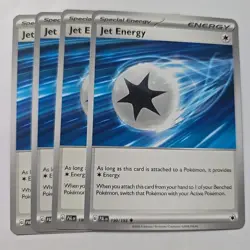 Jet Energy 190/193 x4 Paldea Evolved Pokemon TCG Playset NM - Image 1