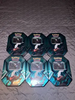 Pokemon Darkrai Tin 3 Booster Packs Holo TCG, New Sealed - Image 1