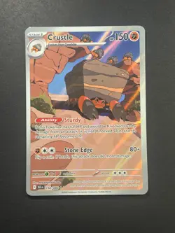 Crustle 2025 Scarlet & Violet Black Bolt 130/086 Illustration Rare Pokemon - Image 1
