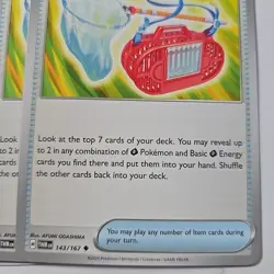 Bug Catching Set 143/167 x4 - 4x Trainer Playset Pokemon S&V Twilight Masquerade - Image 2