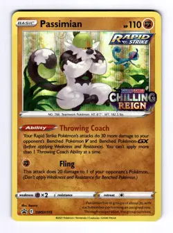 Passimian - SWSH115 Prerelease #SWSH115 (2020) Promo Holo NM Pokemon - Image 1