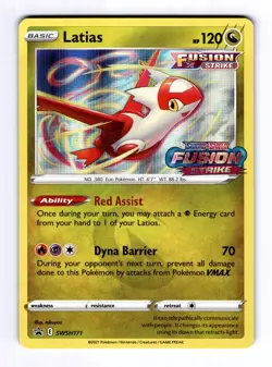 Latias - SWSH171 Prerelease #SWSH171 (2020) Promo Holo NM Pokemon - Image 1