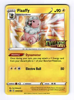 Flaaffy - SWSH122 Prerelease #SWSH122 (2020) Promo Holo NM Pokemon - Image 1
