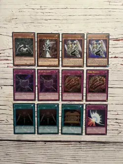 Yugioh YGLD Holo Lot Of 12 Ultra Secret Rare 1st Edition Mirror Force Swords Etc - Image 1
