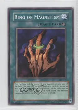 Ring of Magnetism Unlimited YuGiOh Starter Deck Pegasus #SDP-039 2003 READ - Image 1