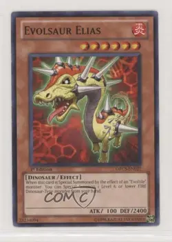 Evolsaur Elias 1st Ed. YuGiOh Order of Chaos #ORCS-EN027 - Image 1