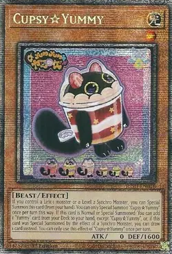 CookyYummy (Starlight Rare) JUSH-EN017 Justice Hunters 1st Edition NM Yugioh - Image 2