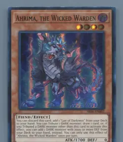 Ahrima, the Wicked Warden #SR06-EN002 Yugioh - Image 1
