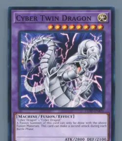 Cyber Twin Dragon #LEDD-ENB26 Yugioh - Image 1