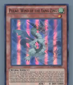 Pulao, Wind of the Yang Zing #DUEA-EN031 Yugioh - Image 1