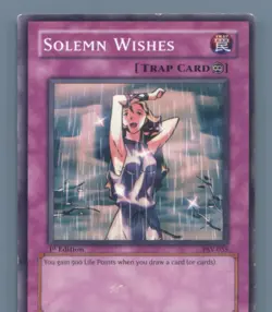 Solemn Wishes #PSV-055 Yugioh - Image 1