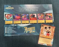 RARE 2025 DVC Member Cruise Disney Lorcana Mickey Mouse True Friend Promo Card - Image 1