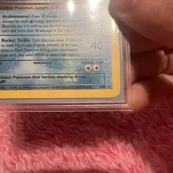 1st Edition Dark Blastoise 3/82 Team Rocket Holo Rare Pokemon Card TCG - Image 3