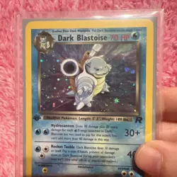 1st Edition Dark Blastoise 3/82 Team Rocket Holo Rare Pokemon Card TCG - Image 4