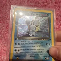 1st Edition Dark Blastoise 3/82 Team Rocket Holo Rare Pokemon Card TCG - Image 5