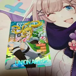 Union Arena SAO Leafa Action Point Card Great Condition No Major - Image 1