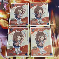 Union Arena Hanami Yume Promo 4 Card Set Mint - Image 1