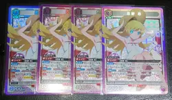 Union Arena Oshino Shinobu SR Card 4pcs Anime Set Play Use - Image 1