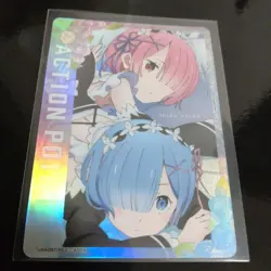 Union Arena Re:Zero Rem & Ram AP Card Rare Limited Edition - Image 1