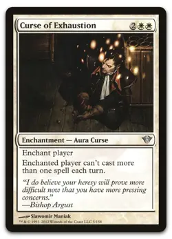 Curse of Exhaustion #5 (LP) Dark Ascension DKA Magic MTG - Image 1