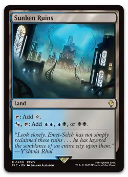 Sunken Ruins #430 (NM) Final Fantasy FIC Magic MTG - Image 1