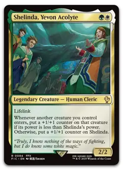 Shelinda, Yevon Acolyte #94 (NM) Final Fantasy FIC Magic MTG - Image 1