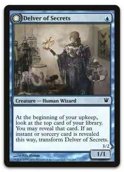 Delver of Secrets #51 (LP) Innistrad ISD Magic MTG - Image 1