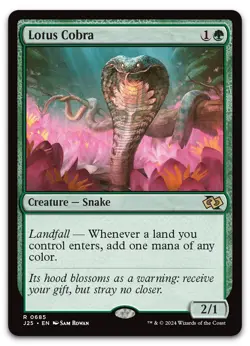 Lotus Cobra #685 (NM) Foundations Jumpstart J25 Magic MTG - Image 1