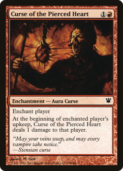 Curse of the Pierced Heart #138 (MP) Innistrad ISD Magic MTG - Image 1