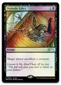 Diabolic Edict (Graphic Novel Insert) #6 (Foil) NM Media Promos MEDIA Magic MTG - Image 1