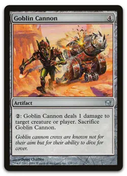 Goblin Cannon #125 (NM) Fifth Dawn 5DN Magic MTG - Image 1