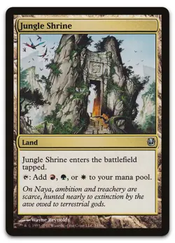 Jungle Shrine #34 (LP) Duel Decks: Ajani vs. Nicol Bolas DDH Magic MTG - Image 1