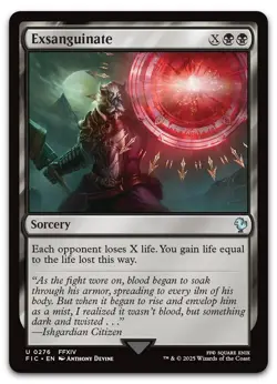 Exsanguinate #276 (NM) Final Fantasy FIC Magic MTG - Image 1