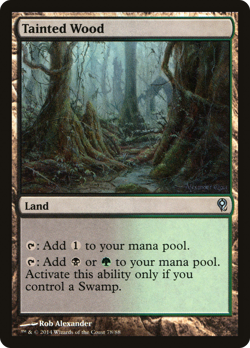 Tainted Wood #78 (MP) Jace vs Vraska DDM Magic MTG - Image 1