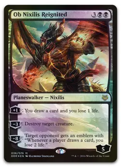 Ob Nixilis Reignited #36 (Foil) (NM) Nissa vs. Ob Nixilis DDR Magic MTG - Image 1