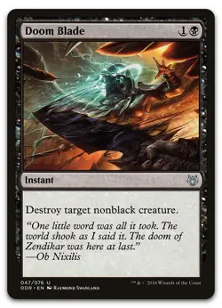 Doom Blade #47 (LP) Nissa vs. Ob Nixilis DDR Magic MTG - Image 1