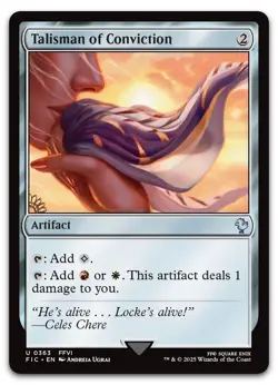 Talisman of Conviction #363 (NM) Final Fantasy FIC Magic MTG - Image 1