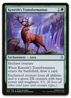 Kenrith's Transformation #164 (NM) Throne of Eldraine ELD Magic MTG - Image 1