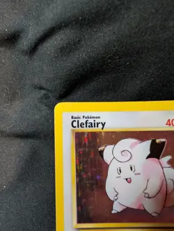 Pokemon TCG Cards Clefairy 5/102 Base Set Holo Rare - Image 3