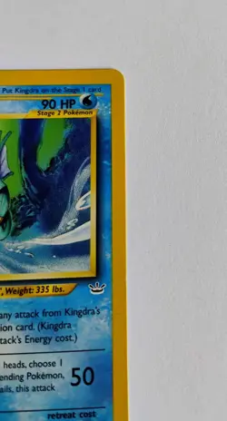 Pokemon Cards: Neo Revelation 1st Edition Rare: Kingdra 19/64 NM - Image 4