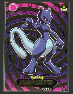 crystal card collection pokemon MEWTWO #0150 *SHADOW RARE* - Image 1