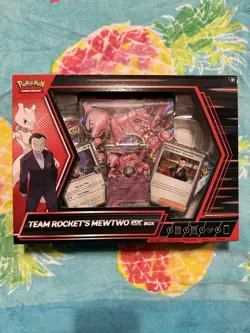 Pokemon TCG Team Rocket’s Mewtwo Ex Box Destined Rivals Scarlet & Violet Sealed - Image 1