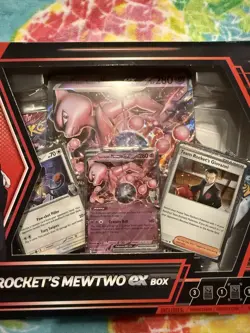 Pokemon TCG Team Rocket’s Mewtwo Ex Box Destined Rivals Scarlet & Violet Sealed - Image 3